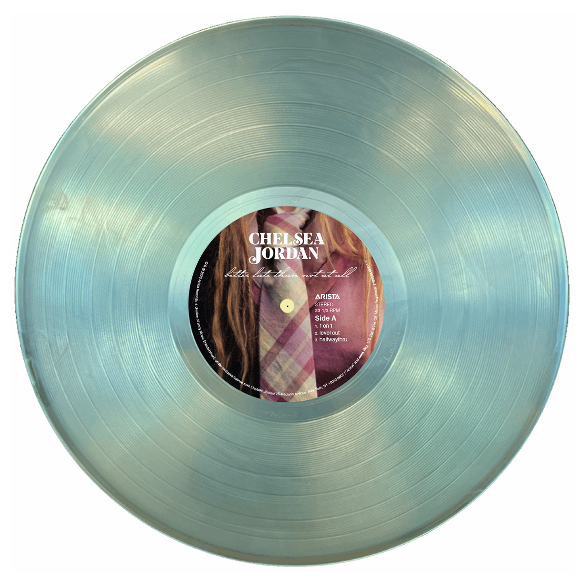 Chelsea Jordan - better late than not at all EP Vinyl (Sea Glass)